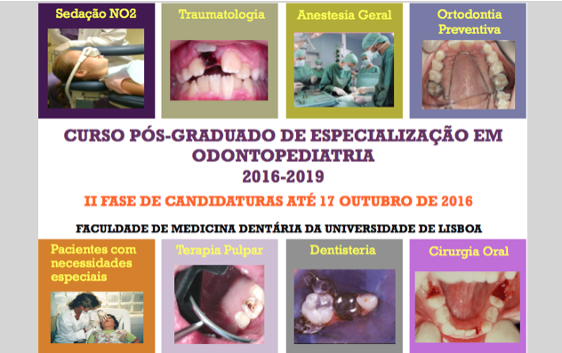 Faculdade de Medicina Dentária da Universidade de Lisboa - Curso Odontopediatria