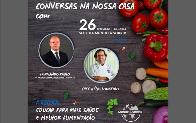 Mundo A Sorrir promove “Conversas na Nossa Casa” com Chef Hélio Loureiro