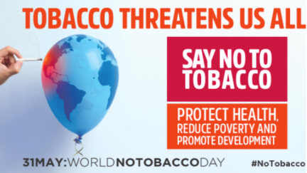 31 de maio Dia  Mundial Sem Tabaco