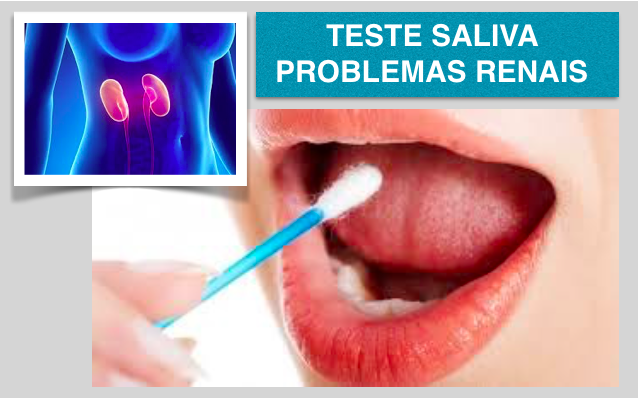 Teste de saliva para  diagnóstico de doença renal