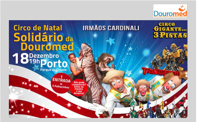 Douromed promove Circo de Natal Solidário