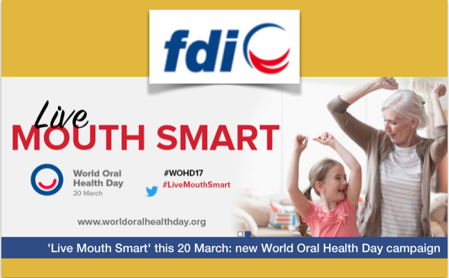 Dia Mundial da Saúde Oral  — 20 de março