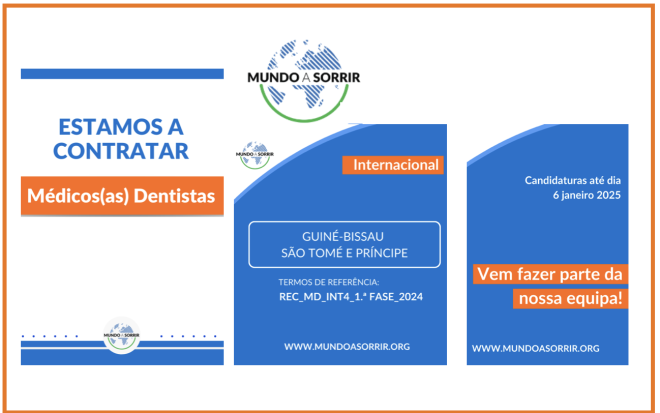Termos de referência para recrutamento médicos(as) dentistas | Guiné-Bissau e São tomé e Príncipe