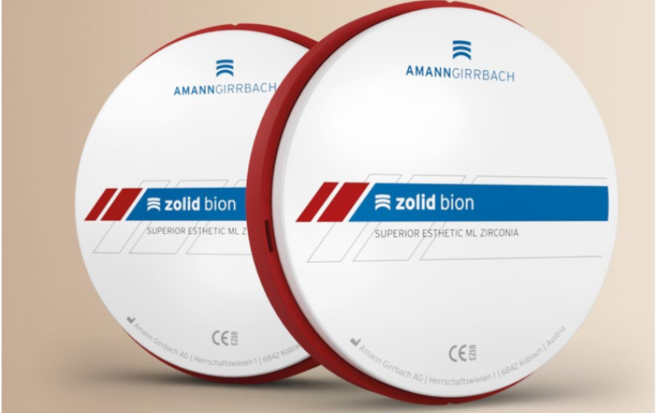 Zolid Bion: Amann Girrbach introduz novo óxido de zircônio no mercado