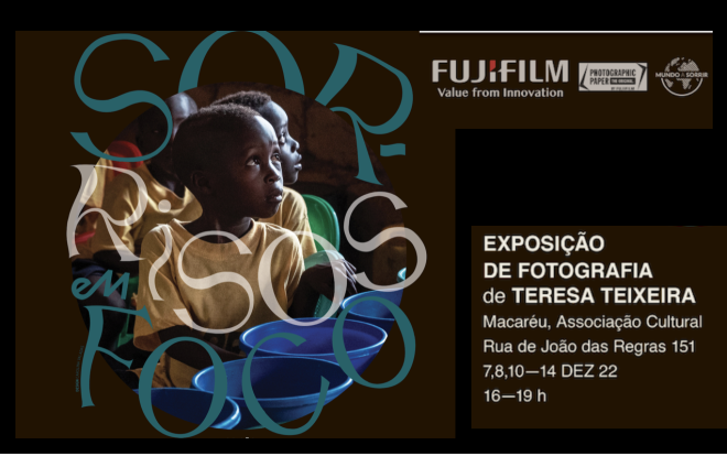 Exposição de fotografia solidária apoia os projetos da Mundo A Sorrir na Guiné-Bissau