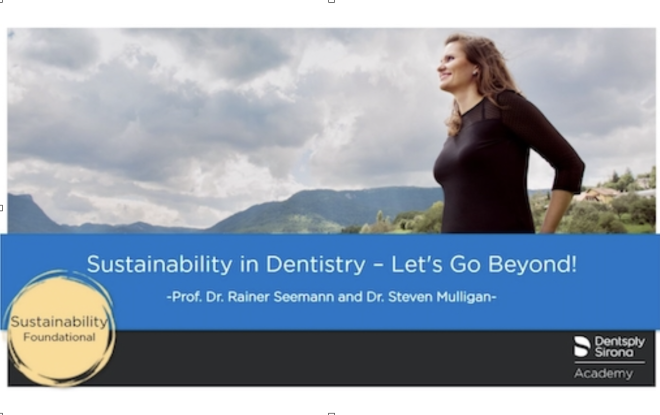 Dentsply Sirona - Sustentabilidade na medicina dentária