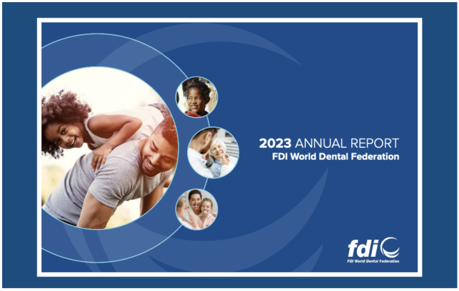 Relatório da  FDI - principais realizações da organização dedicadas a melhorar a saúde oral em todo o mundo.