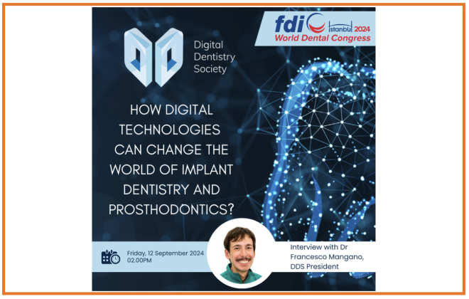 Conheça o simpósio da Digital Dentistry Society no WDC24 com o Dr. Francesco Mangano