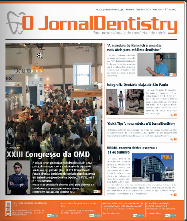 O JORNALDENTISTRY NO STAND Nº 38 DA EXPO-DENTÁRIA