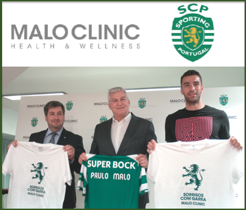 MALO CLINIC PARCEIRO OFICIAL EM MEDICINA DENTÁRIA DO SPORTING CLUBE DE PORTUGAL
