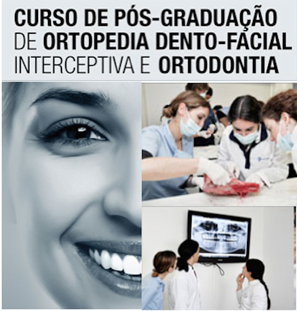 COMEÇA NO DIA 17 DE OUTUBRO A 6ª EDIÇÃO DA PÓS-GRADUAÇÃO EM ORTOPEDIA DENTOFACIAL, INTERCETIVA E ORTODONTIA